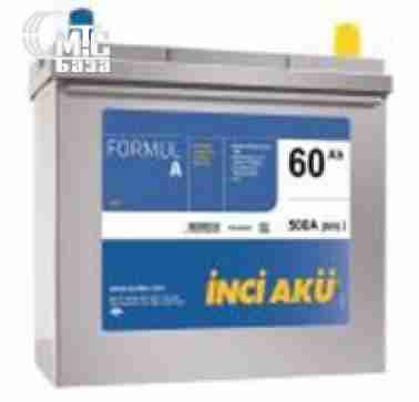 Аккумуляторы Аккумулятор Inci Aku 6СТ-60 АзЕ  Formul A Asia ( NS60 060 043 010 ) 430A  238x129x224 Турция